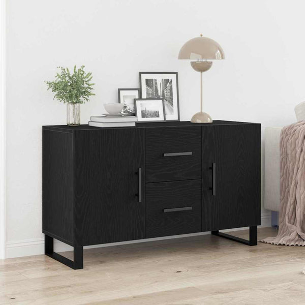 Dressoir Met Lade 100 X 36 X 60 Cm Bewerkt Hout