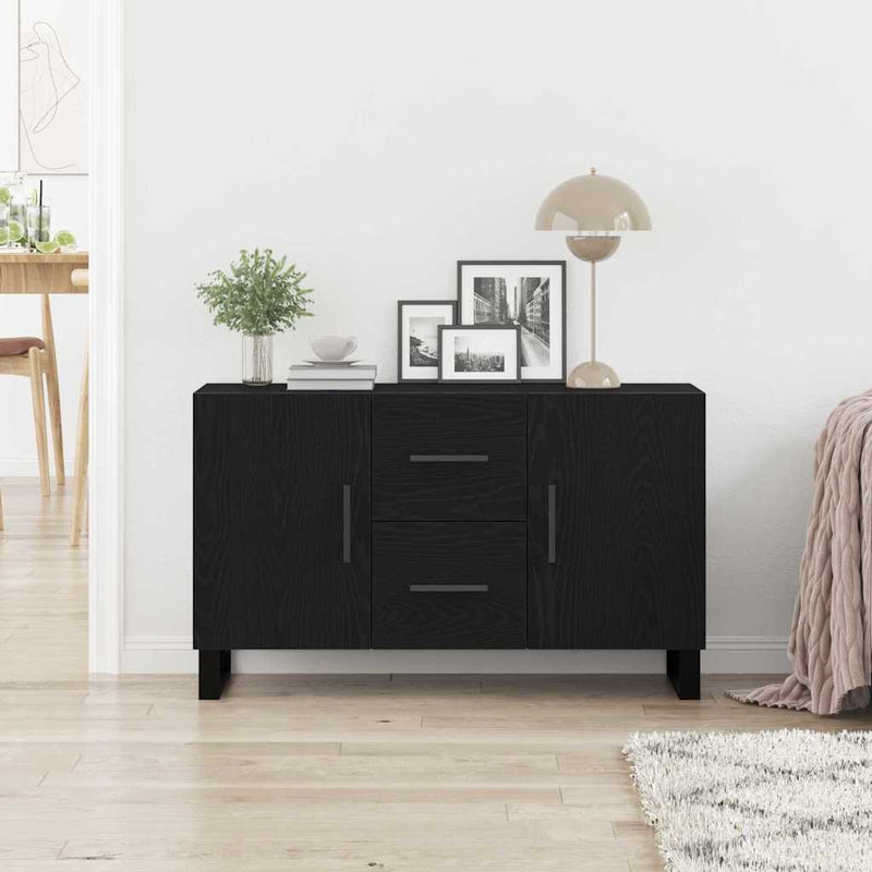 Dressoir Met Lade 100 X 36 X 60 Cm Bewerkt Hout