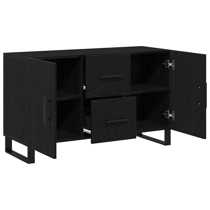 Dressoir Met Lade 100 X 36 X 60 Cm Bewerkt Hout