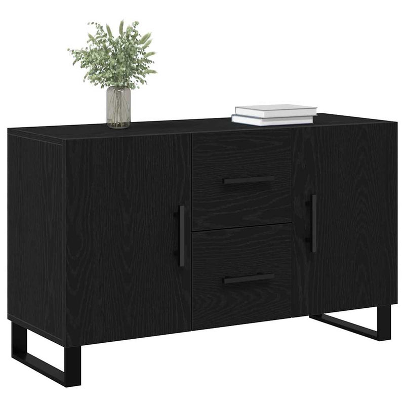 Dressoir Met Lade 100 X 36 X 60 Cm Bewerkt Hout