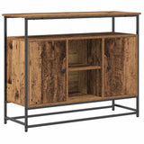 Dressoir 100 X 35 X 80 Cm Bewerkt Hout