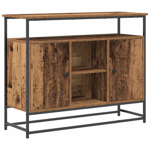 Dressoir 100 X 35 X 80 Cm Bewerkt Hout