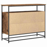 Dressoir 100 X 35 X 80 Cm Bewerkt Hout