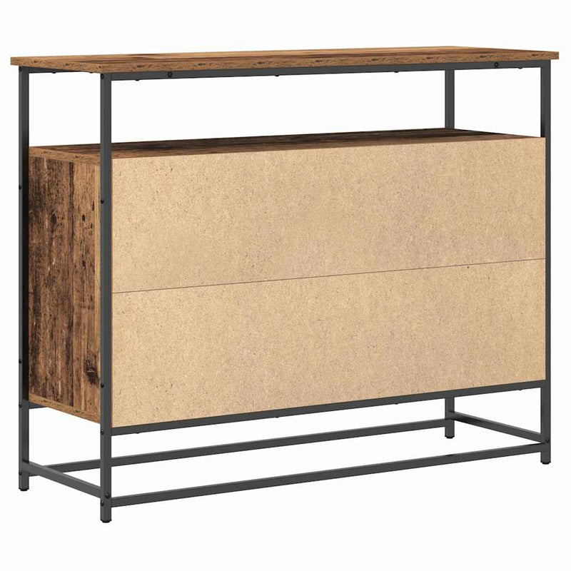 Dressoir 100 X 35 X 80 Cm Bewerkt Hout