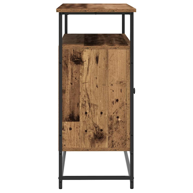 Dressoir 100 X 35 X 80 Cm Bewerkt Hout