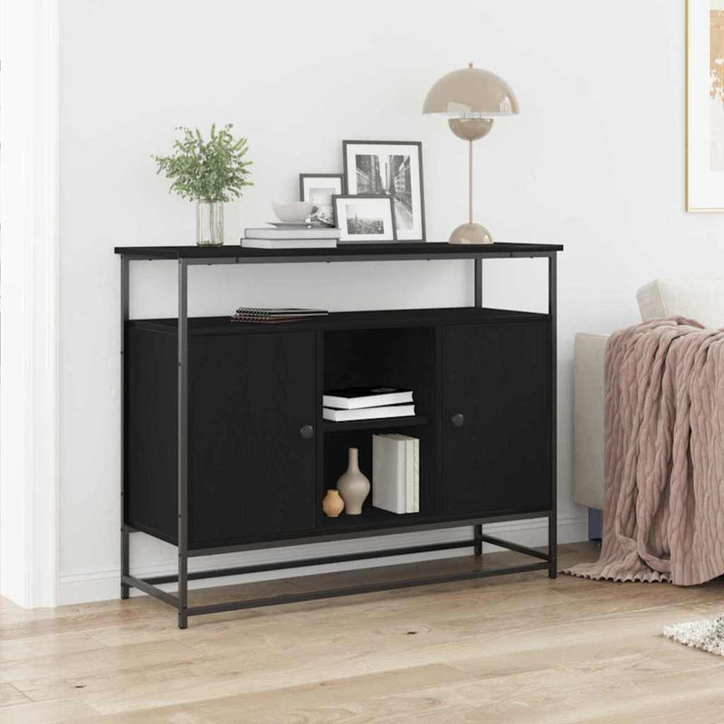 Dressoir 100 X 35 X 80 Cm Bewerkt Hout