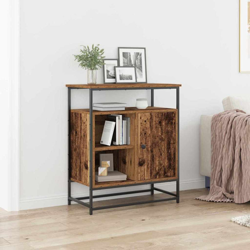 Dressoir 69 X 35 X 80 Cm Bewerkt Hout