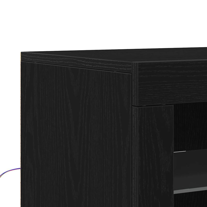 Dressoir Met Led-Verlichting 41X37X100 Cm Kleurig
