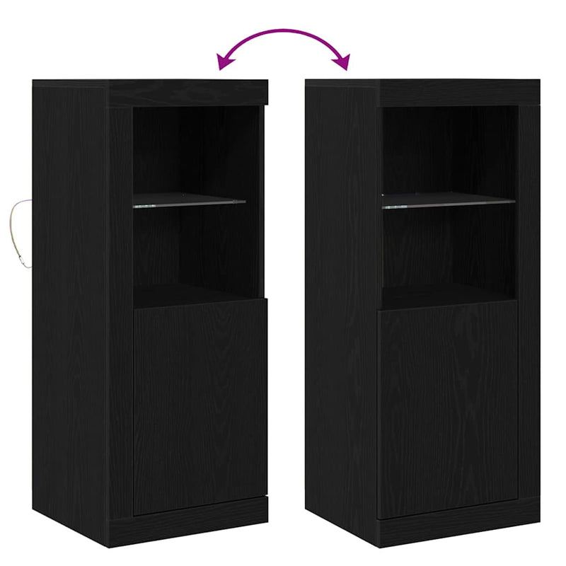 Dressoir Met Led-Verlichting 41X37X100 Cm Kleurig