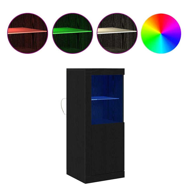 Dressoir Met Led-Verlichting 41X37X100 Cm Kleurig