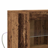 Dressoir Bruin 81 X 37 X 67 Cm Bewerkt Hout