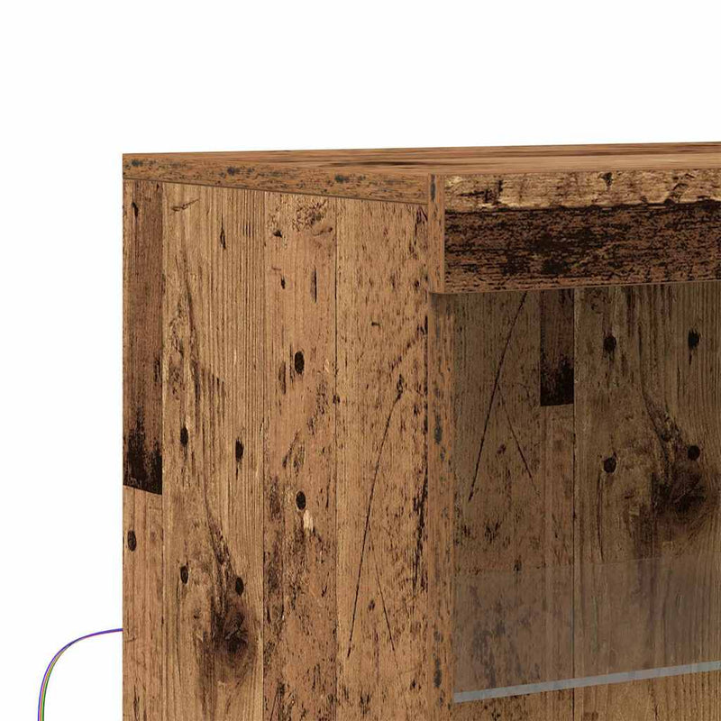 Dressoir Bruin 60 X 37 X 100 Cm Bewerkt Hout