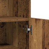 Dressoir Bruin 60 X 37 X 100 Cm Bewerkt Hout