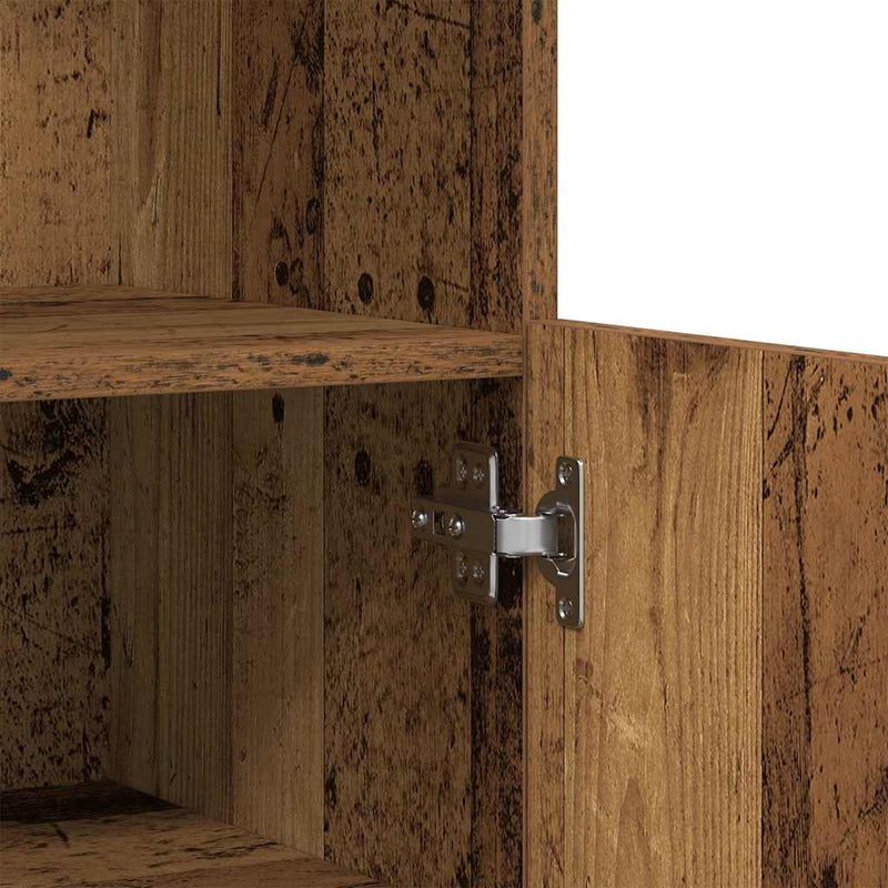 Dressoir Bruin 60 X 37 X 100 Cm Bewerkt Hout