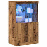 Dressoir Bruin 60 X 37 X 100 Cm Bewerkt Hout
