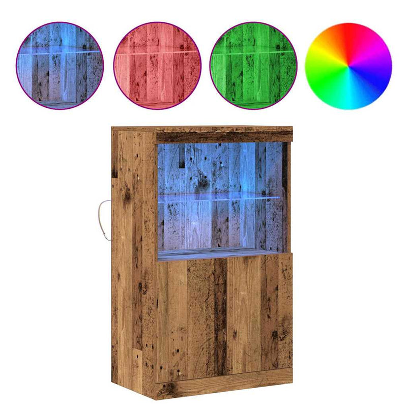 Dressoir Bruin 60 X 37 X 100 Cm Bewerkt Hout