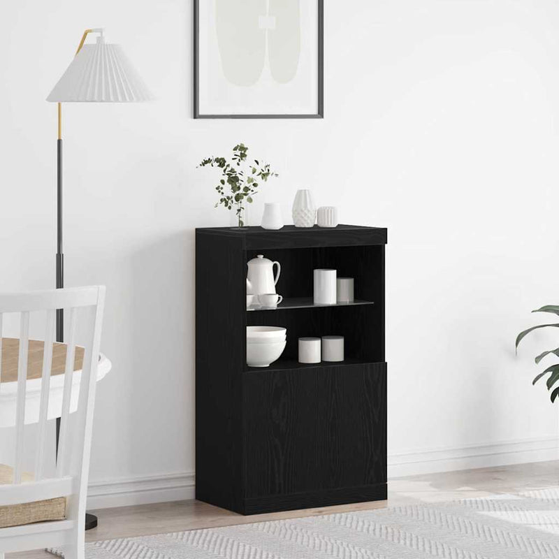 Dressoir Bruin 60 X 37 X 100 Cm Bewerkt Hout