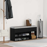 Schoenenbank 102X30,5X45 Cm Bewerkt Hout