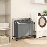 Wasmand Met Wielen 4 Vakken