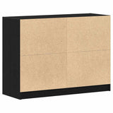 Dressoir 102 X 37 X 75.5 Cm Bewerkt Hout