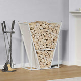 Brandhoutrek 69,5X35X81 Cm Koudgewalst Staal
