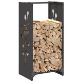 Brandhoutrek 40X30X80 Cm Koudgewalst Staal Zwart