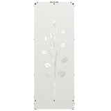 Brandhoutrek 40X30X80 Cm Koudgewalst Staal Wit
