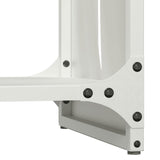 Brandhoutrek 40X30X80 Cm Koudgewalst Staal Wit