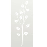Brandhoutrek 40X30X80 Cm Koudgewalst Staal Wit