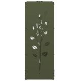 Brandhoutrek 40X30X80 Cm Koudgewalst Staal Olijfgroen
