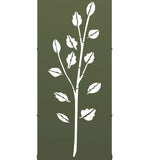 Brandhoutrek 40X30X80 Cm Koudgewalst Staal Olijfgroen