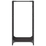 Brandhoutrek 40X30X80 Cm Koudgewalst Staal Zwart