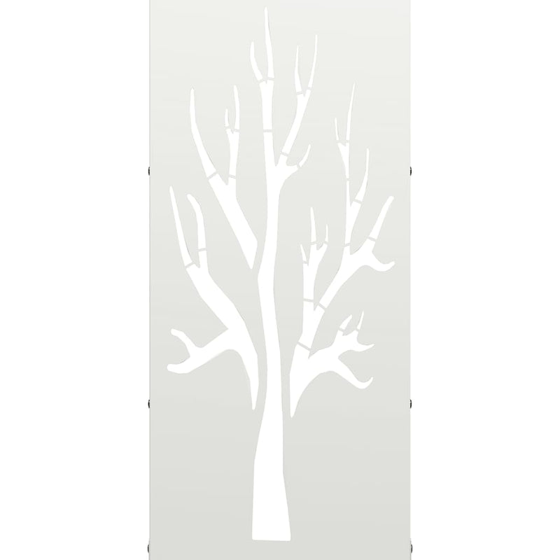 Brandhoutrek 40X30X80 Cm Koudgewalst Staal Wit