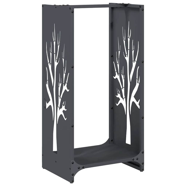 Brandhoutrek 40X30X80 Cm Koudgewalst Staal Antraciet