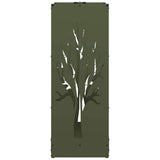 Brandhoutrek 40X30X80 Cm Koudgewalst Staal Olijfgroen