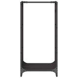 Brandhoutrek 40X30X80 Cm Koudgewalst Staal Zwart