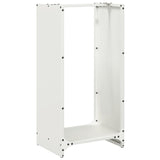 Brandhoutrek 40X30X80 Cm Koudgewalst Staal Wit