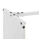 Brandhoutrek 40X30X80 Cm Koudgewalst Staal Wit