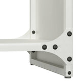 Brandhoutrek 40X30X80 Cm Koudgewalst Staal Wit