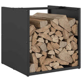 Brandhoutrek 40X40X40 Cm Koudgewalst Staal Zwart