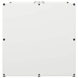 Brandhoutrek 40X40X40 Cm Koudgewalst Staal Wit
