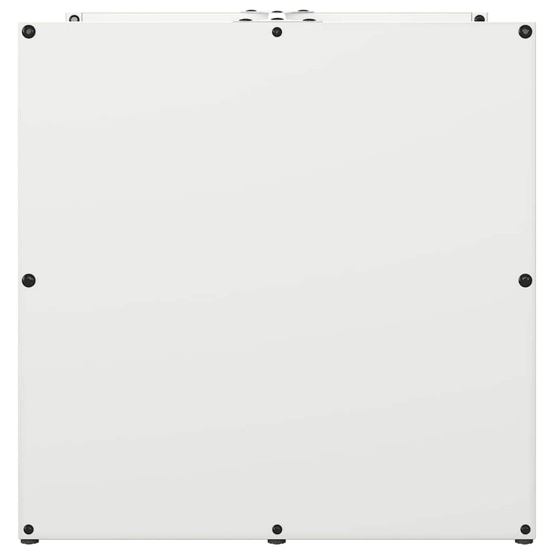 Brandhoutrek 40X40X40 Cm Koudgewalst Staal Wit
