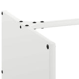 Brandhoutrek 40X40X40 Cm Koudgewalst Staal Wit