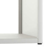 Brandhoutrek 40X40X40 Cm Koudgewalst Staal Wit