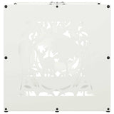 Brandhoutrek 40X40X40 Cm Koudgewalst Staal Wit