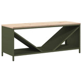 Brandhoutrek Met Houten Blad 100,5X35,5X40 Cm