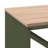 Brandhoutrek Met Houten Blad 100,5X35,5X40 Cm
