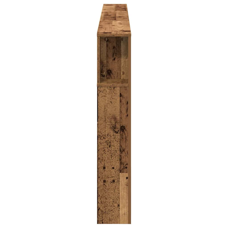 Hoofdeinde Kas Met Opslag 220 X 18,5 X 104,5 Cm Bewerkt Hout