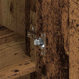 Wandkast Met Plank 80 X 33 X 80 Cm Bewerkt Hout