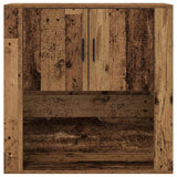 Wandkast Met Plank 80 X 33 X 80 Cm Bewerkt Hout